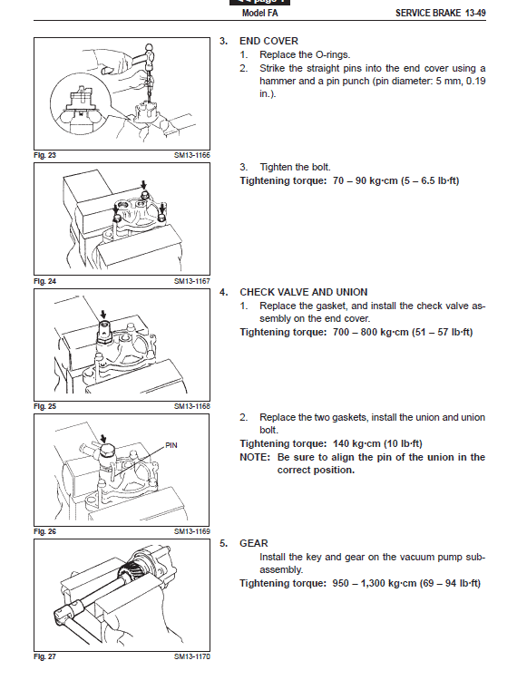 Hino Truck 2001 Service Manual