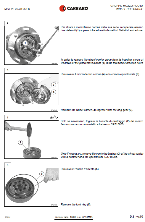 Case 21d, 121d, 221d And 321d Wheel Loader Service Manual