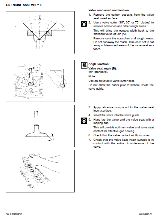 Isuzu Aa-4bg1t, Aa-6bg1, Bb-4bg1t And Bb-6bg1t Engines Service Manual