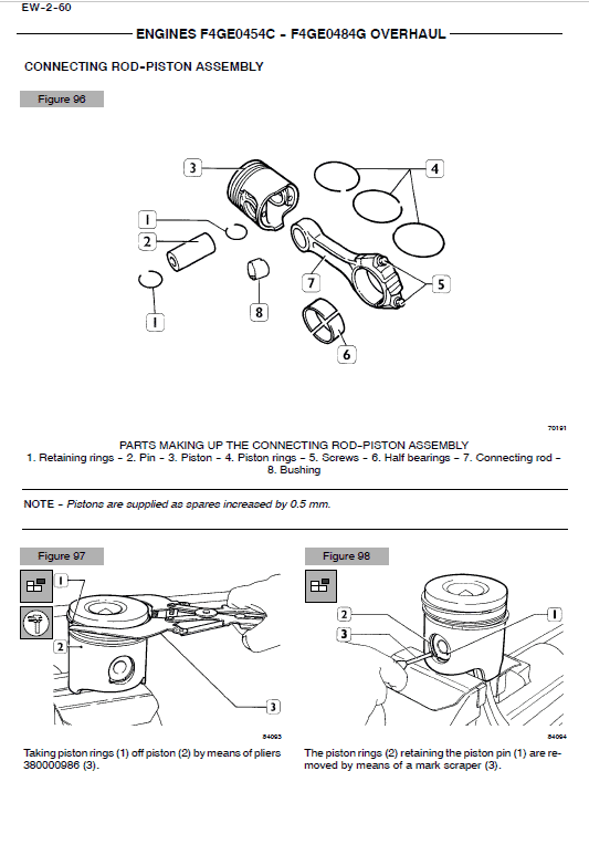 Iveco F4ge0454c And F4ge0484c Engines Service Manual