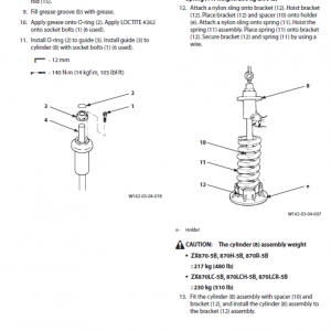 Hitachi Zx870-5b Excavator Service Manual