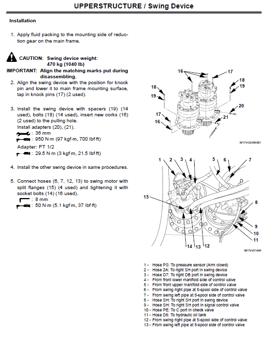 Hitachi Zx800 Zaxis Excavator Service Manual