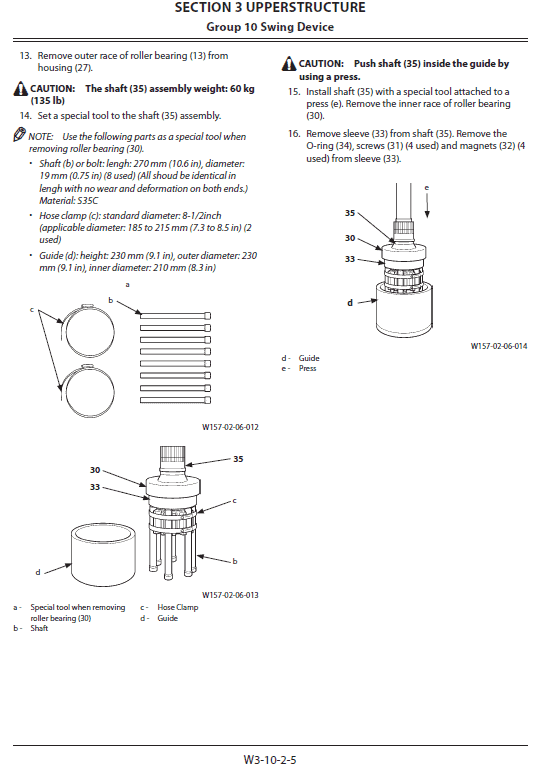 Hitachi Zx470-5b, Zx470lch-5b And Zx520lch-5b Excavator Manual