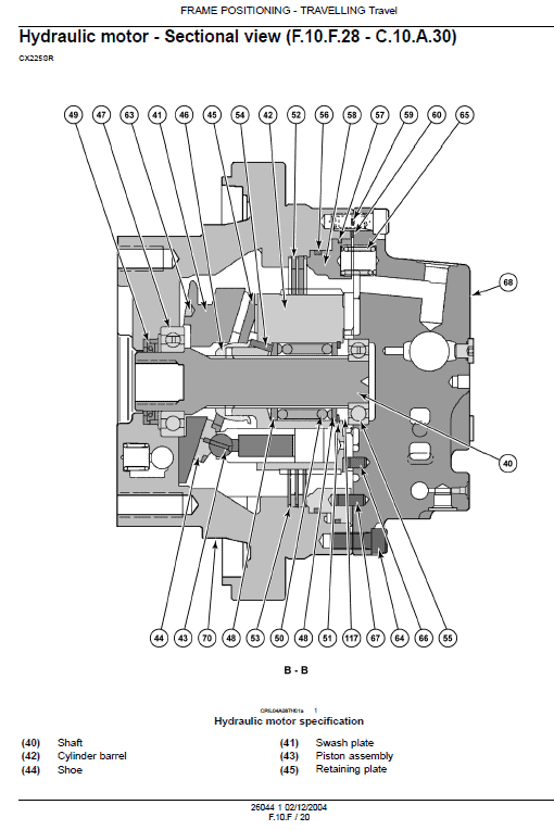 Case Cx225sr Excavator Service Manual