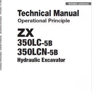 Hitachi Zx350lc-5b And Zx350lcn-5b Zaxis Excavator Manual