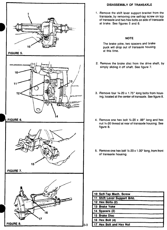 Cub Cadet 526, 802, 804, 830, 1106, 1136 Mower Service Manual