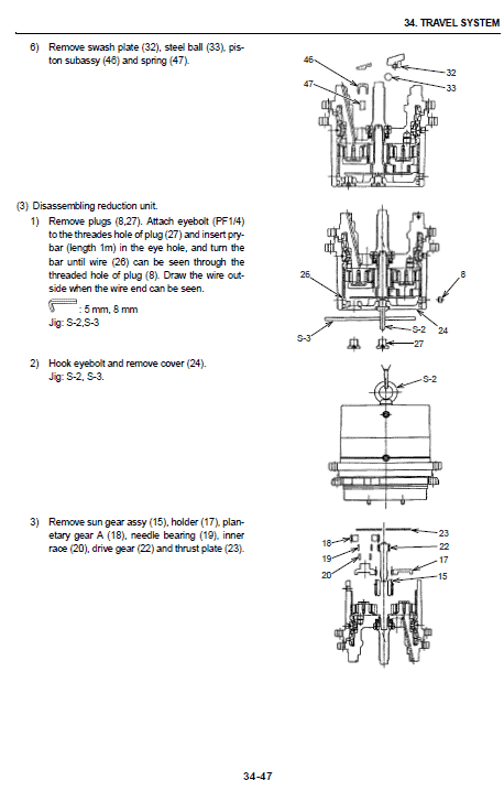 Case Cx20b, Cx22b And Cx27b Excavator Service Manual