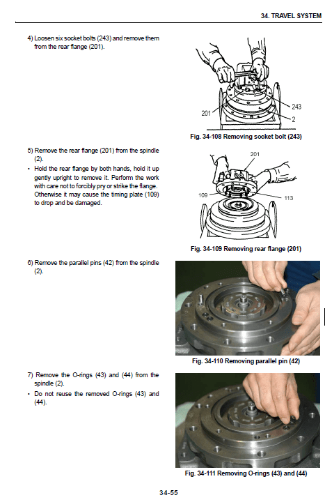 Case Cx40b And Cx50b Excavator Service Manual