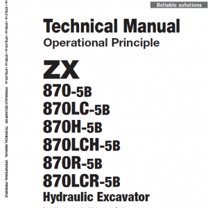 Hitachi Zx870-5b Excavator Service Manual