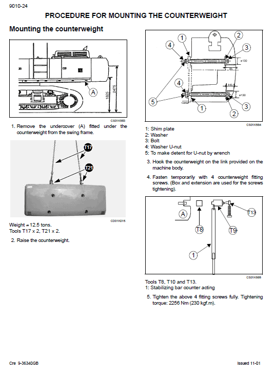 Case Cx800 Excavator Service Manual