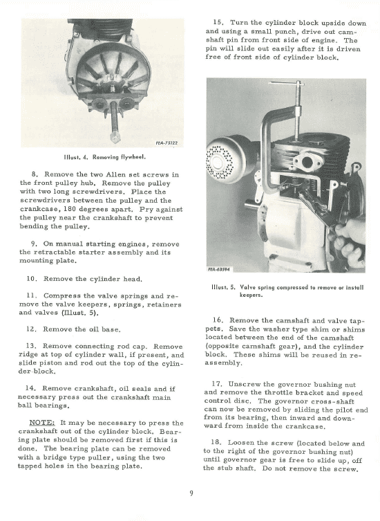 Cub Cadet 70 And 100 Tractor Service Manual