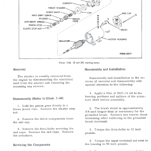 Cub Cadet Model 60 Riding Mower Service Manual