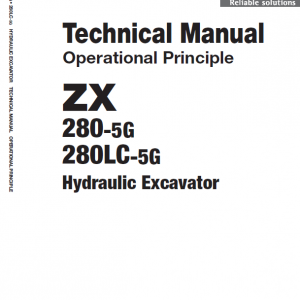 Hitachi Zx280-5g And Zx280lc-5g Zaxis Excavator Manual