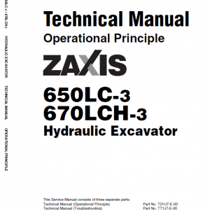 Hitachi Zx650lc-3 And Zx670lch-3 Excavator Manual