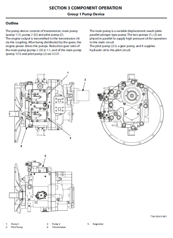 Hitachi Zx470h Gi Excavator Service Manual