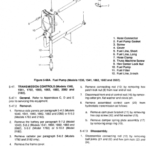 Cub Cadet 1340, 1535, 1541 And 1782 Service Manual