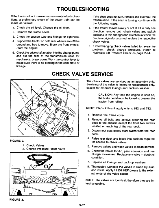 Cub Cadet 2072, 1572, 1772 And 1872 Service Manual