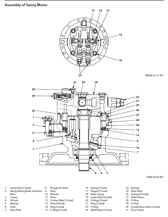 Hitachi Zx350lc-6 And Zx350lcn-6 Zaxis Excavator Manual