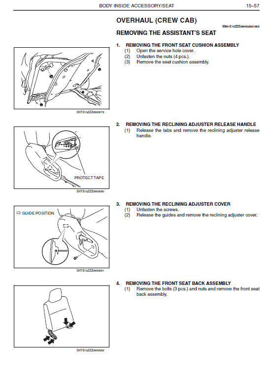 Hino Truck 2018 Coe Hev Service Manual