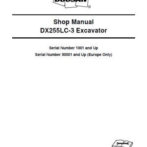 Doosan Dx255lc-3 Excavator Service Manual