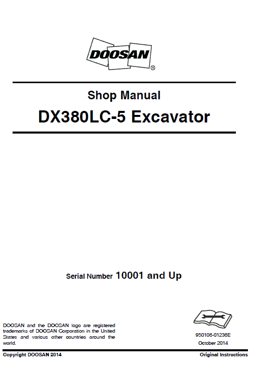 Doosan Dx380lc-5 Excavator Service Manual