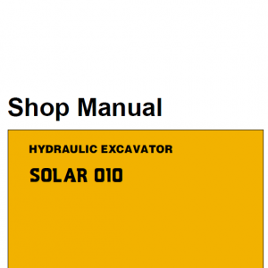 Daewoo Solar S010 Excavator Service Manual