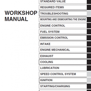 Hino Truck 2018 Coe Hev Service Manual