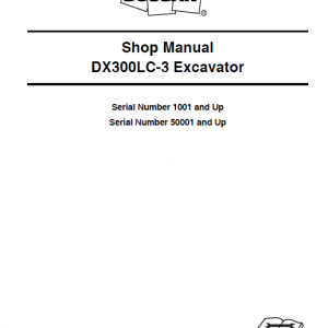 Doosan Dx300lc-3 Excavator Service Manual