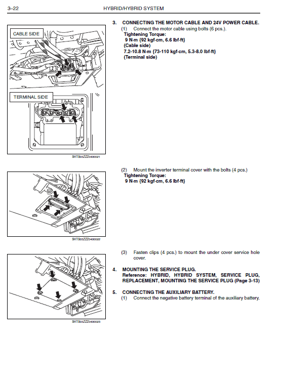 Hino Truck 2015 Coe Hev Service Manual