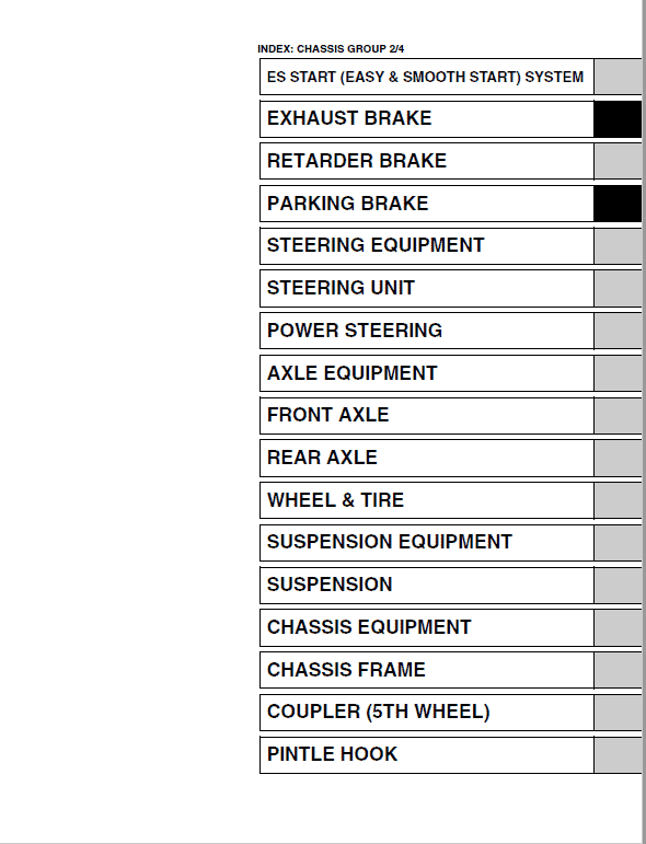 Hino Truck 2015 Conventional Service Manual