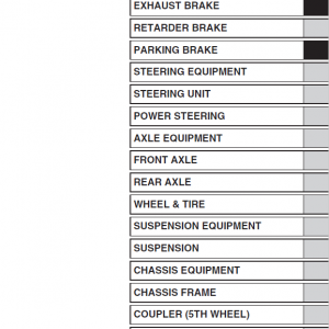 Hino Truck 2016 Conventional Service Manual