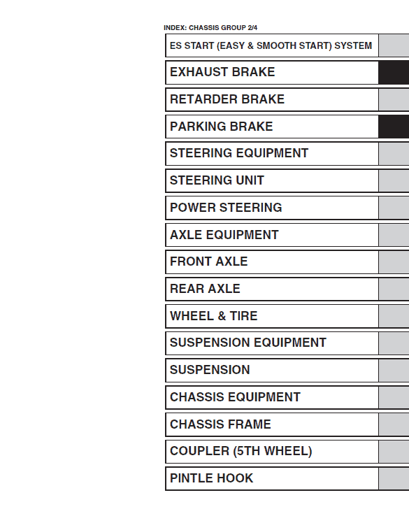 Hino Truck 2018 Conventional Service Manual