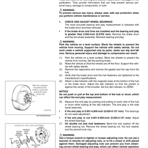 Hino Truck 2010 Service Manual