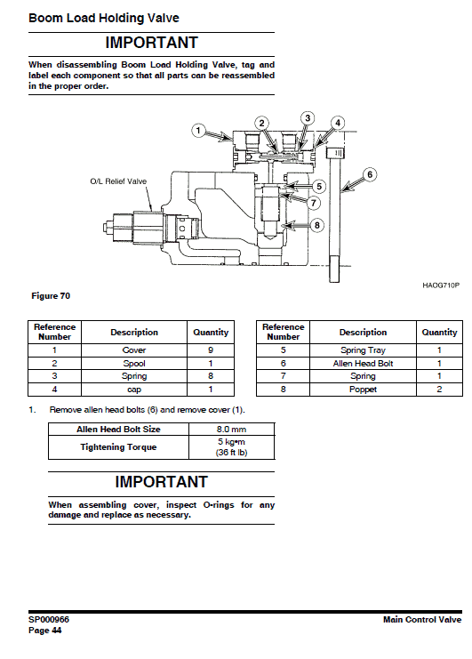 Doosan Dx190w Excavator Service Manual