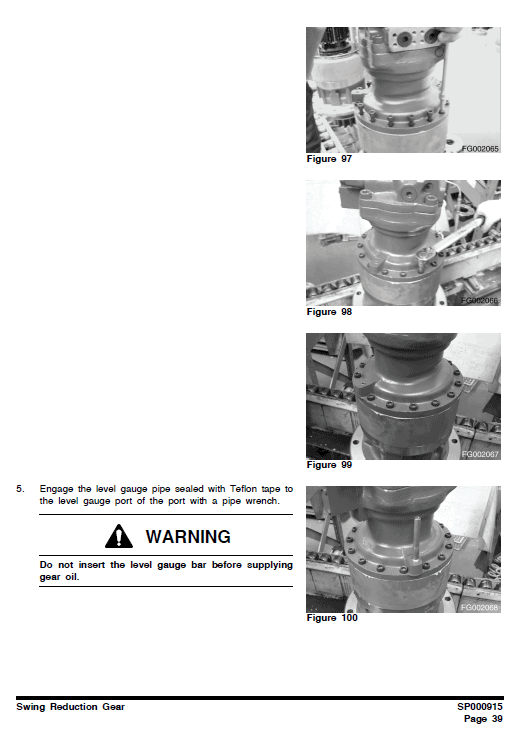 Doosan Dx235n Excavator Service Manual