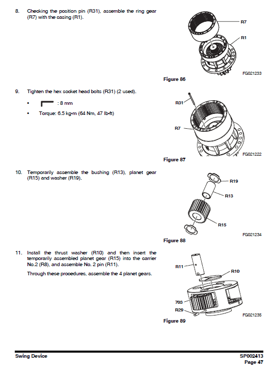 Doosan Dx340lc-3 And Dx350lc-3 Excavator Service Manual