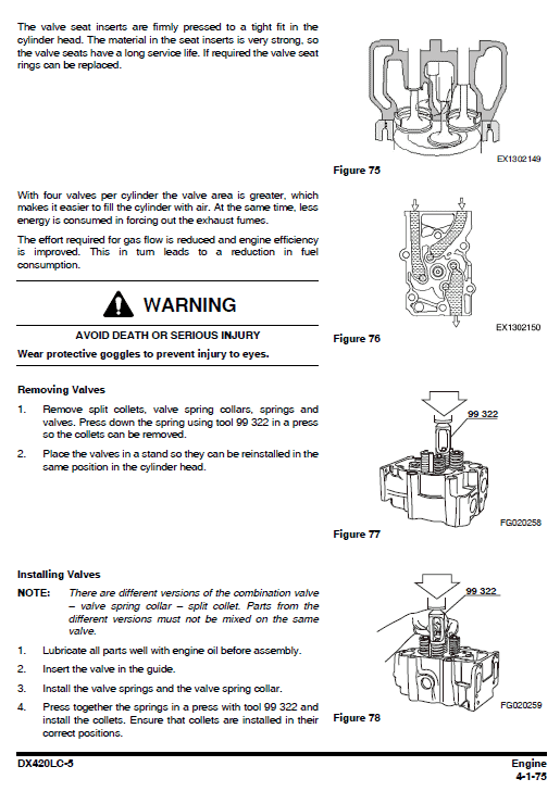 Doosan Dx420lc-5 Excavator Service Manual