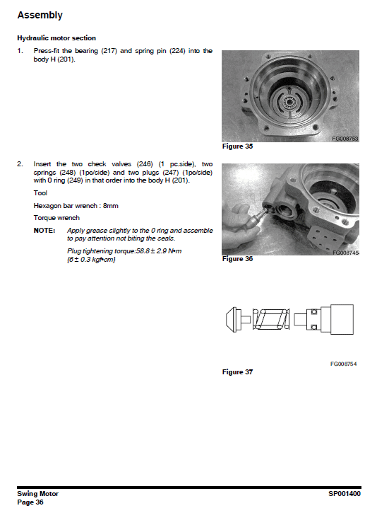 Doosan Dx30z Excavator Service Manual