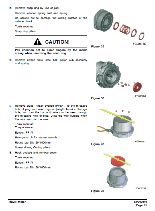 Doosan Dx35z Excavator Service Manual