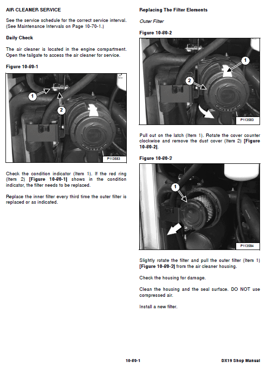 Doosan Dx19 Excavator Service Manual