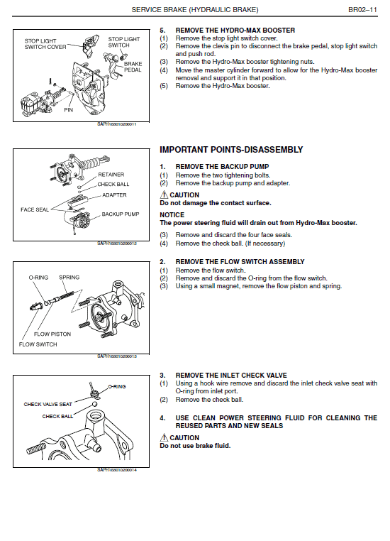 Hino Truck 2014 Conventional Service Manual