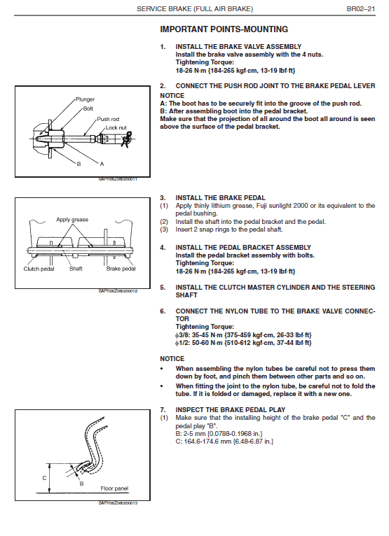 Hino Truck 2016 Conventional Service Manual