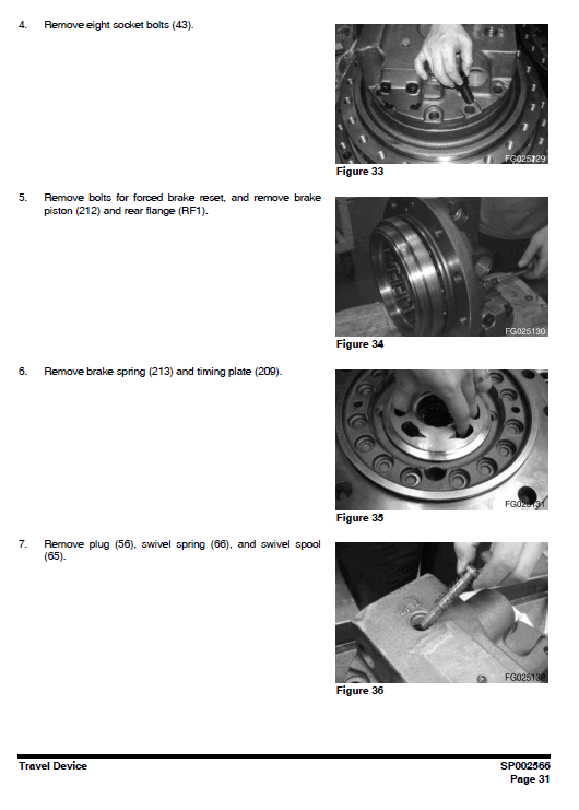 Doosan Dx490lc-3 And Dx530lc-3 Excavator Service Manual