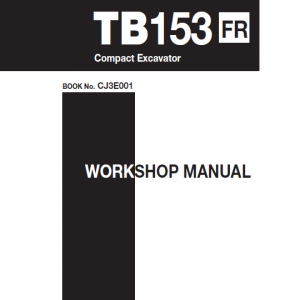 Takeuchi Tb153 Compact Excavator Service Manual