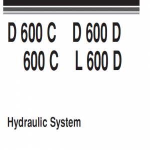 Komatsu D600c, D600d, 600c And L600d Dozer Service Manual