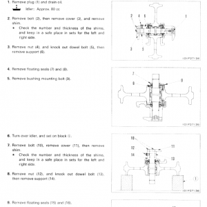 Komatsu D20pl-7, D20pll-7, D20ag-7, D20p-7, D20pg-7a Dozer Manual