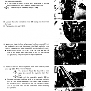 Komatsu D40a-1, D40p-1, D45a-1, D45p-1, D45s-1 Dozer Manual