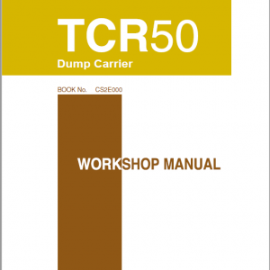 Takeuchih Tcr50 Dump Carrier Service Manual