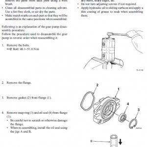 Takeuchi Tb108 Compact Excavator Service Manual