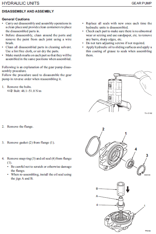 Takeuchi Tb108 Compact Excavator Service Manual